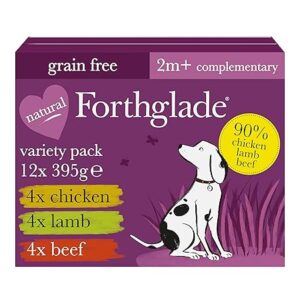 Forthglade Wet Dog Food Variety Pack – Grain-Free, Hypoallergenic, 12 Trays" ✅