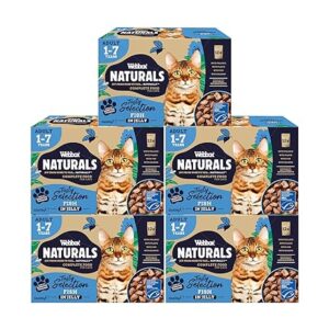 Webbox Naturals Wet Cat Food - Fish in Jelly 60 x 100g Pouches