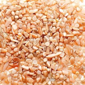 Pink Moonstone Chips – 1/2 lb Polished Tumbled Stones for Jewelry and Healing