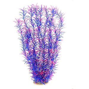 Artificial Aquarium Plant – ALEGI 21” Purple Decoration for Fish Tanks