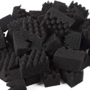 LTWHOME Bio-Foam Filter Pads for Fluval Filters (Pack of 50)