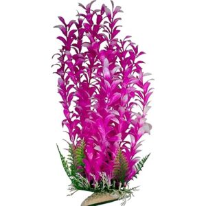 Hot Pink Aquarium Plant 12 inch fish tank decoration