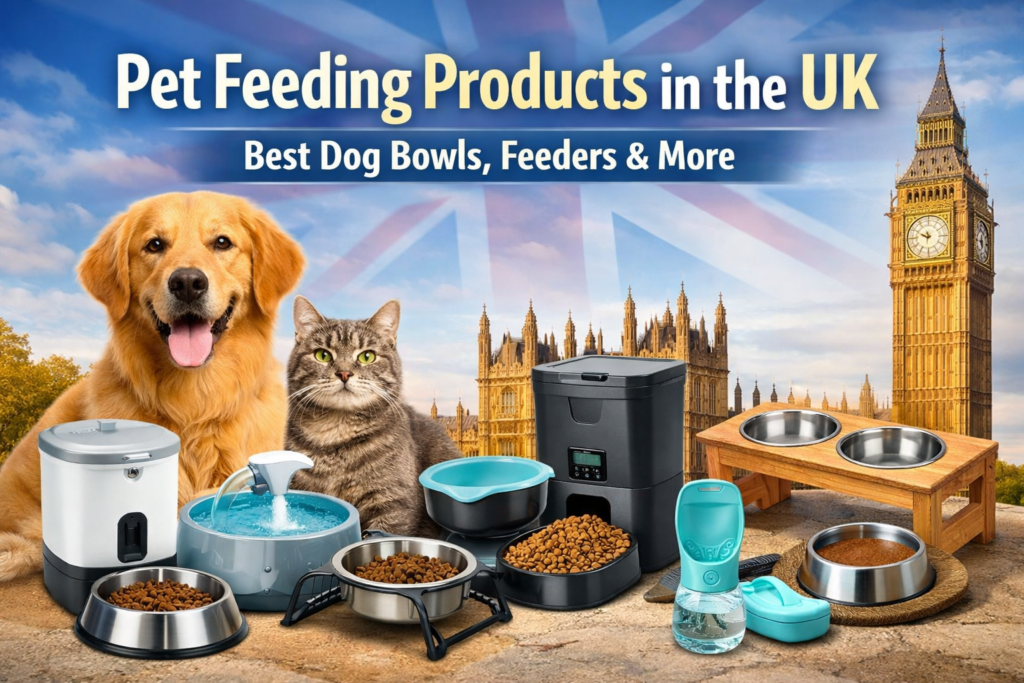 pet feeding products UK stainless steel dog bowl