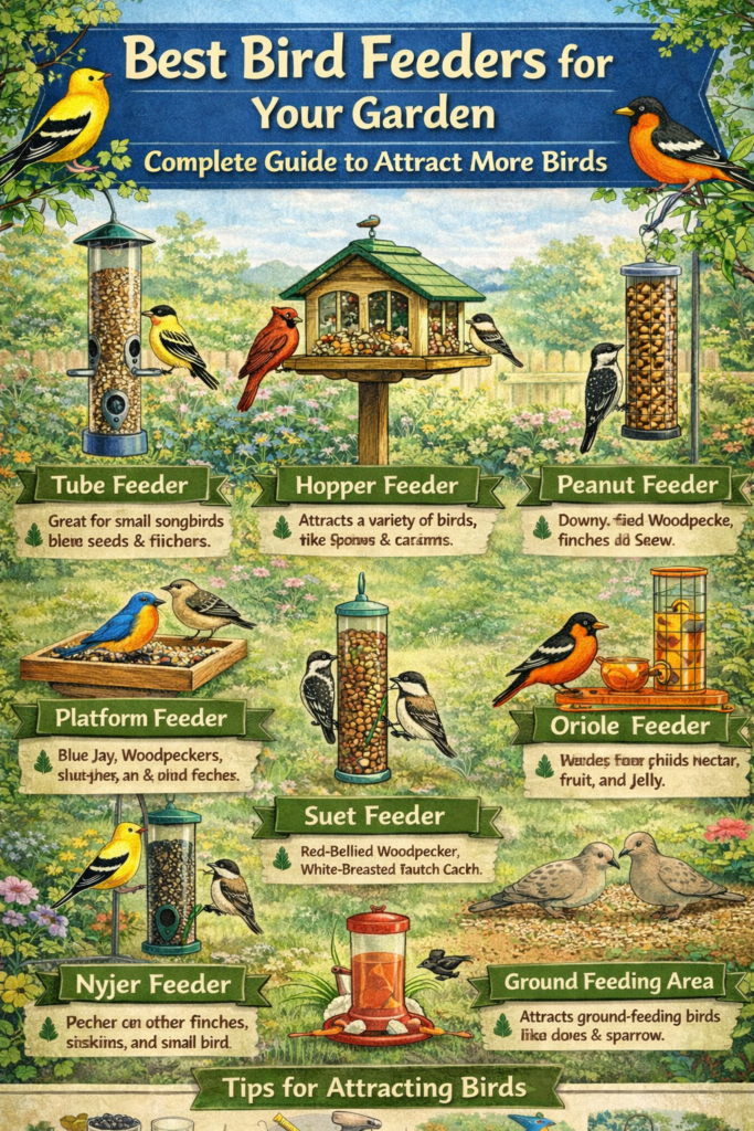 Best Bird Feeders for Your Garden: Complete Guide to Attract More Birds.”