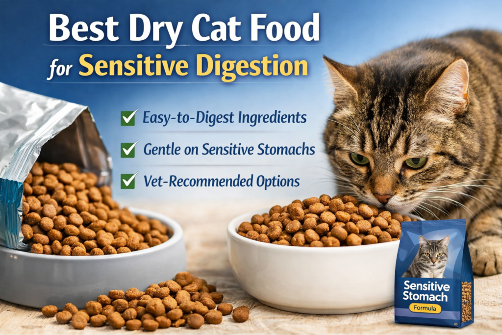 Best Dry Cat Food for Sensitive Digestion: Complete Guide for Cat Owners