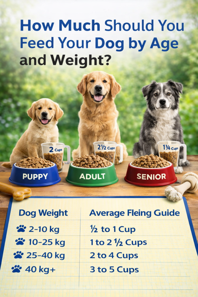 How Much Should You Feed Your Dog by Age and Weight? Complete Guide 2026